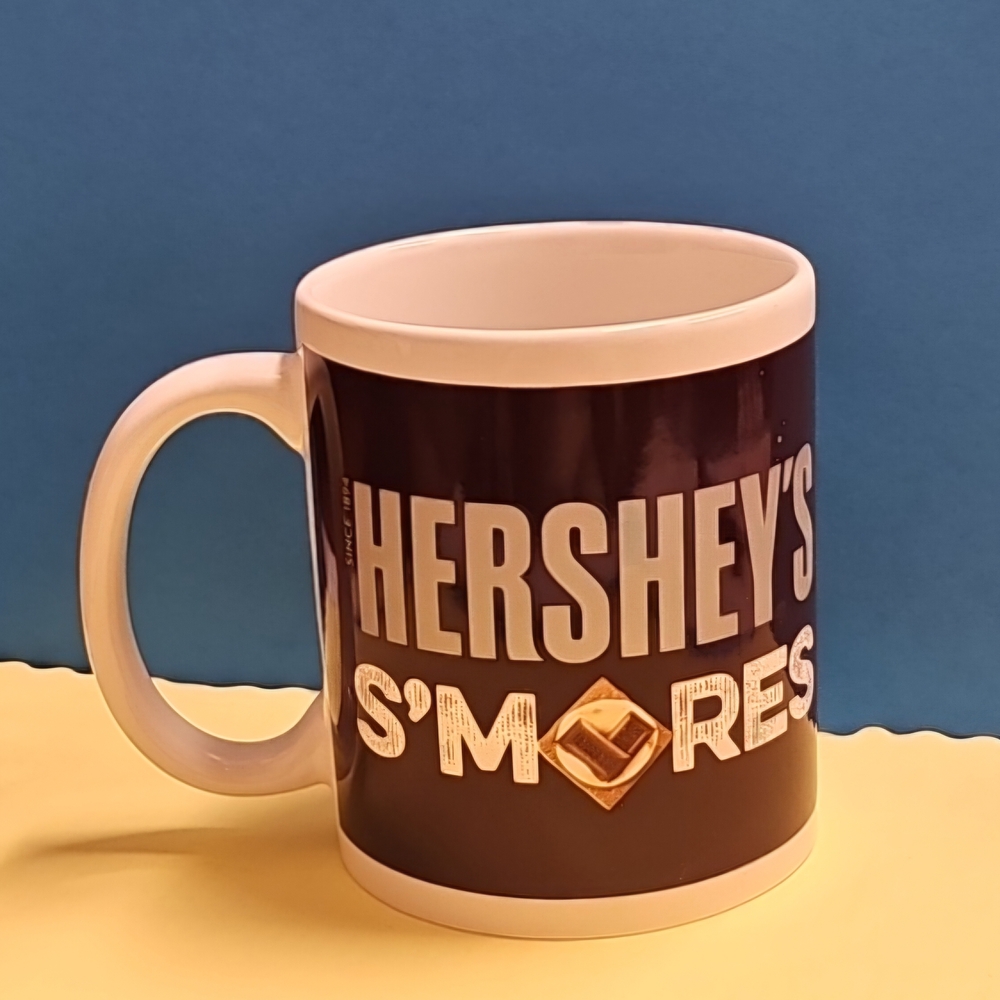 Hershey's Chocolate S'mores Ceramic Mug - Brown & White
